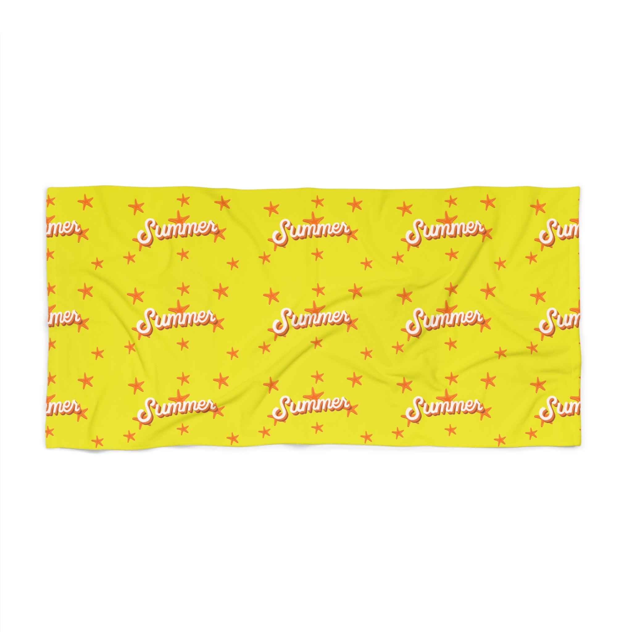Summer Theme Beach Towel — Vibrant Coastal Design