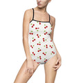 Cherry Print Women's One-Piece Swimsuit