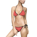 Kisses Lips Women's Bikini Swimsuit — All-Over-Print Sexy Lip Kiss Design