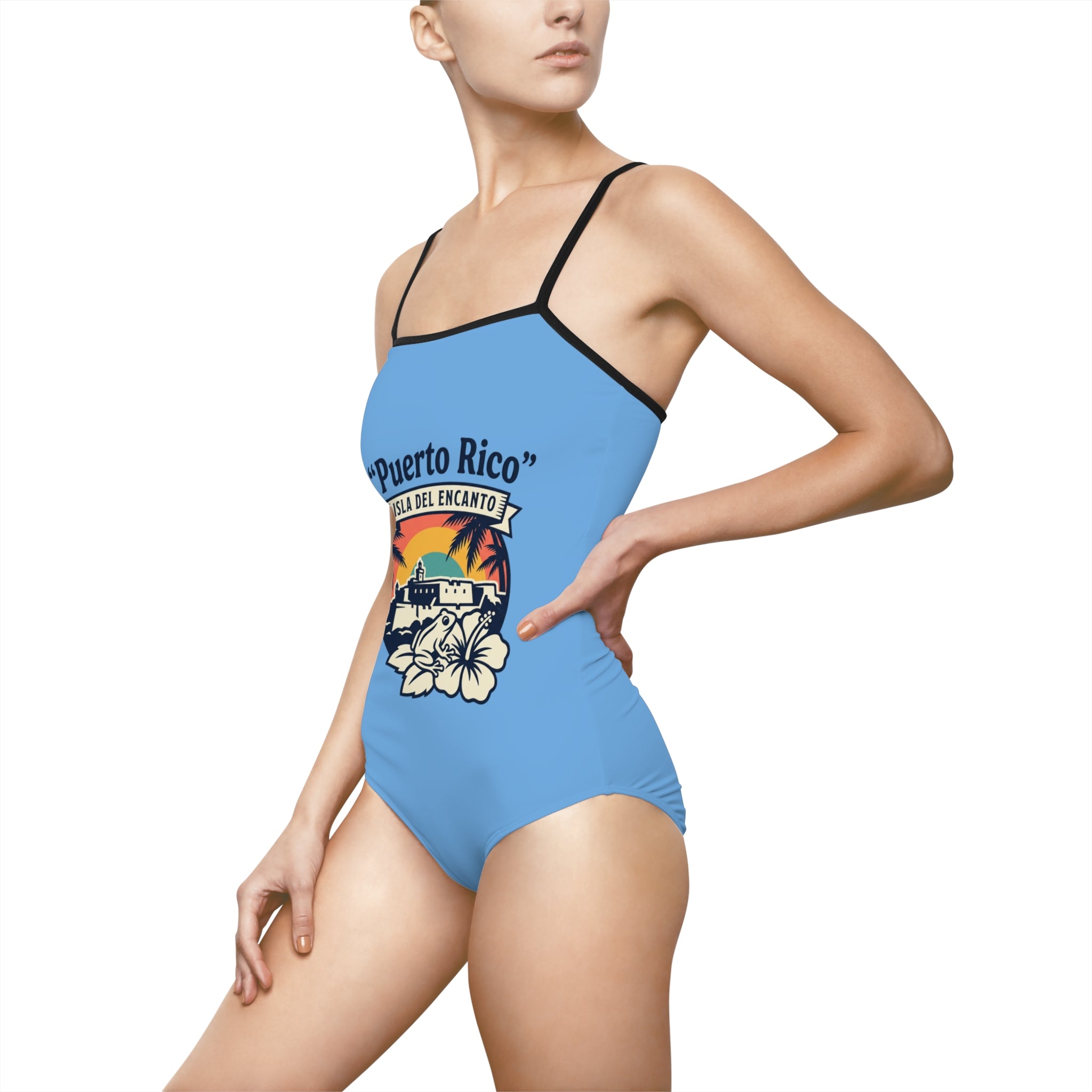 Puerto Rico Island One-Piece Swimsuit — Women’s Puerto Rico Swimwear